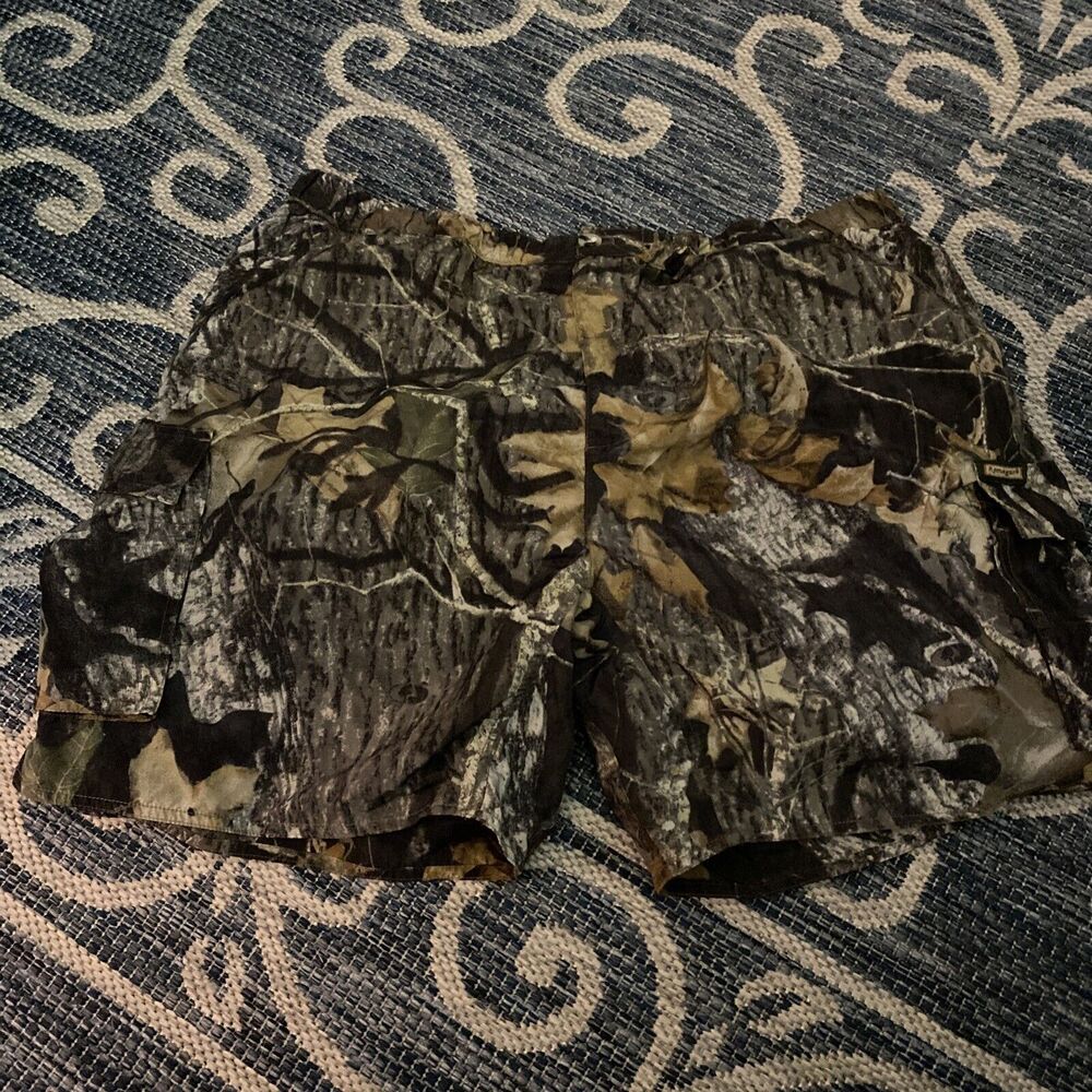Remington Outdoor Shorts Men 2XL Mossy Oak New Break Up Cargo Elastic Waistband